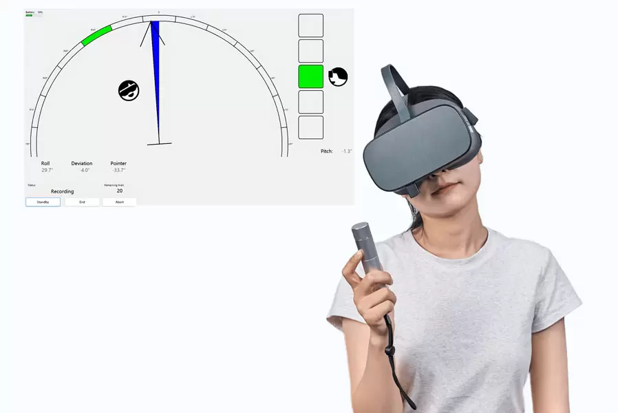 Real-Time Visual Feedback of Head & Target